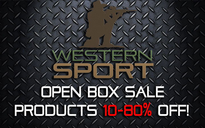 western sport open box sale