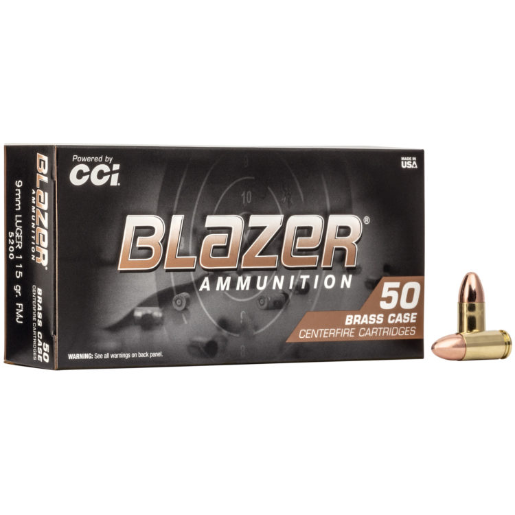 Blazer Ammunition 9mm 115