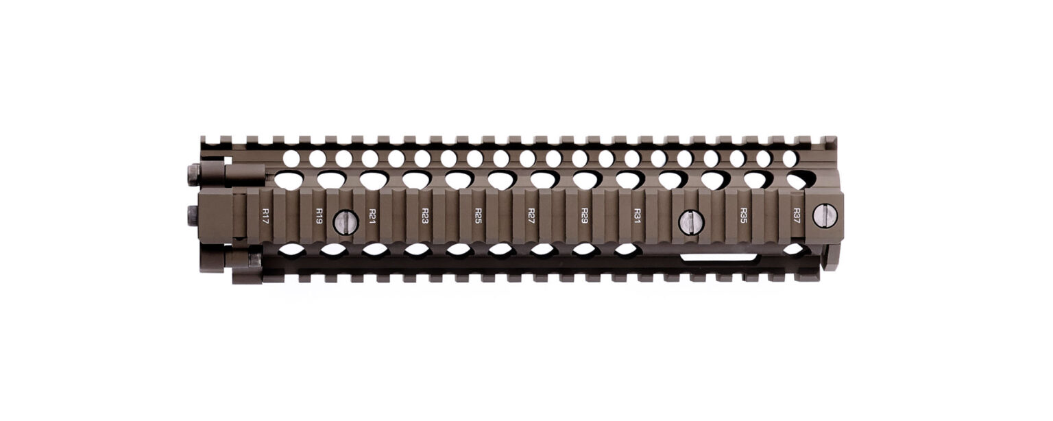 Daniel Defense RIS II quad rail handguard for the MK18 in flat dark earth