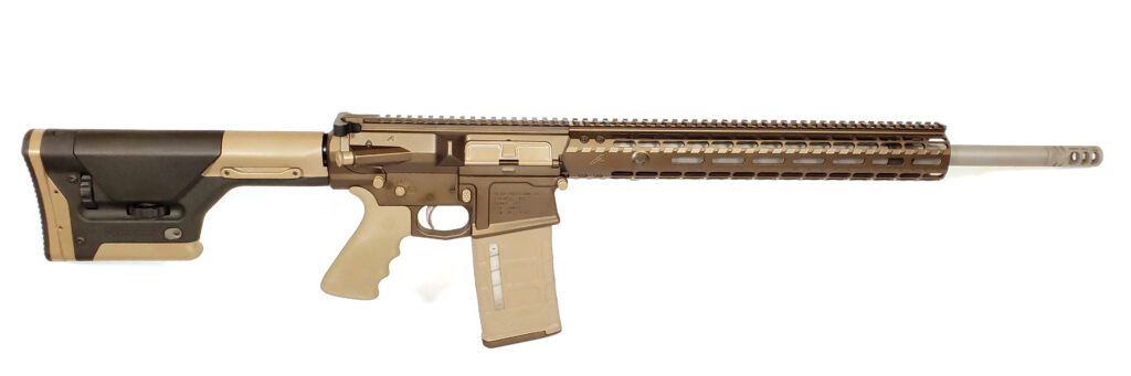 Custom 6.5 Creedmoor AR-10 with two-tone Cerakote finish
