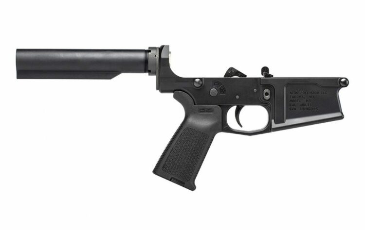 M5 (.308) Complete Lower Receiver w/ Magpul MOE Grip, No Stock