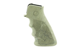 Hogue Overmold Grip AR15/M16 Rubber Finger Grooves Ghillie Green for sale at Western Sport