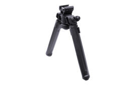 Magpul Bipod Hard Anodized 6061 T-6 Aluminum Fits 1913 Style Picatinny Rails 6.3"-10.3" Length Weight 11oz Black Finish for sale at Western Sport