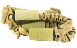 NCSTAR Single Point Sling Tan 30" Length (Fully Extended) Fits AR Style Single Point Yoke Rings for sale at Western Sport