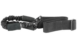 NCSTAR Single Point Sling Black 30" Length (Fully Extended) Fits AR Style Single Point Yoke Rings for sale at Western Sport