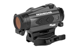 Sig Sauer Romeo4S Red Dot 1X20mm 1 MOA Ballistic Circle Plex Graphite Finish for sale at Western Sport