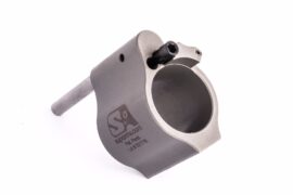 Superlative Arms .750" Adjustable Gas Block Bleed Off - Solid Stainless Steel Matte Finish for sale at Western Sport