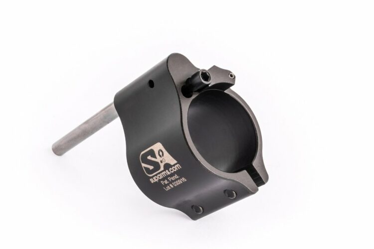 Superlative Arms .875" Adjustable Gas Block Bleed Off - Clamp On Melonited