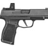 Sig Sauer P365 XL Striker Fired Compact 9MM 3.7" Barrel Polymer Frame Black Finish Romeo Zero 3 MOA Reflex Optic 12Rd 2 Magazines