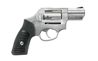 Ruger SP101 Double-Action Revolver 357 Mag 2.25" Barrel Satin Stainless Finish Stainless Steel Black Rubber Grips Fixed Rear & Black Ramp Sight 5Rd