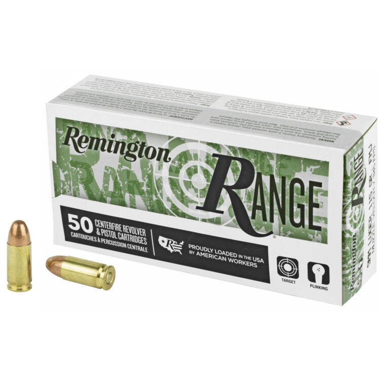 Remington Range 9mm 115gr fmj 2000 rounds