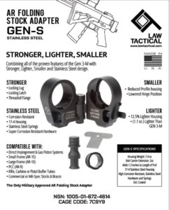 Law Tactical Folder Data Sheet