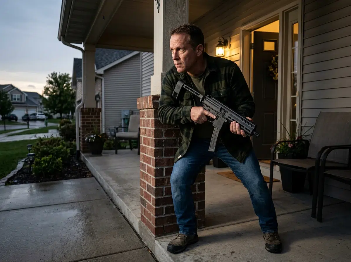 Sig MPX 6 inch pistol in action