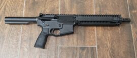 Rankin Industries MK18 pistol built on a Daniel Defense upper, photographed at Western Sport