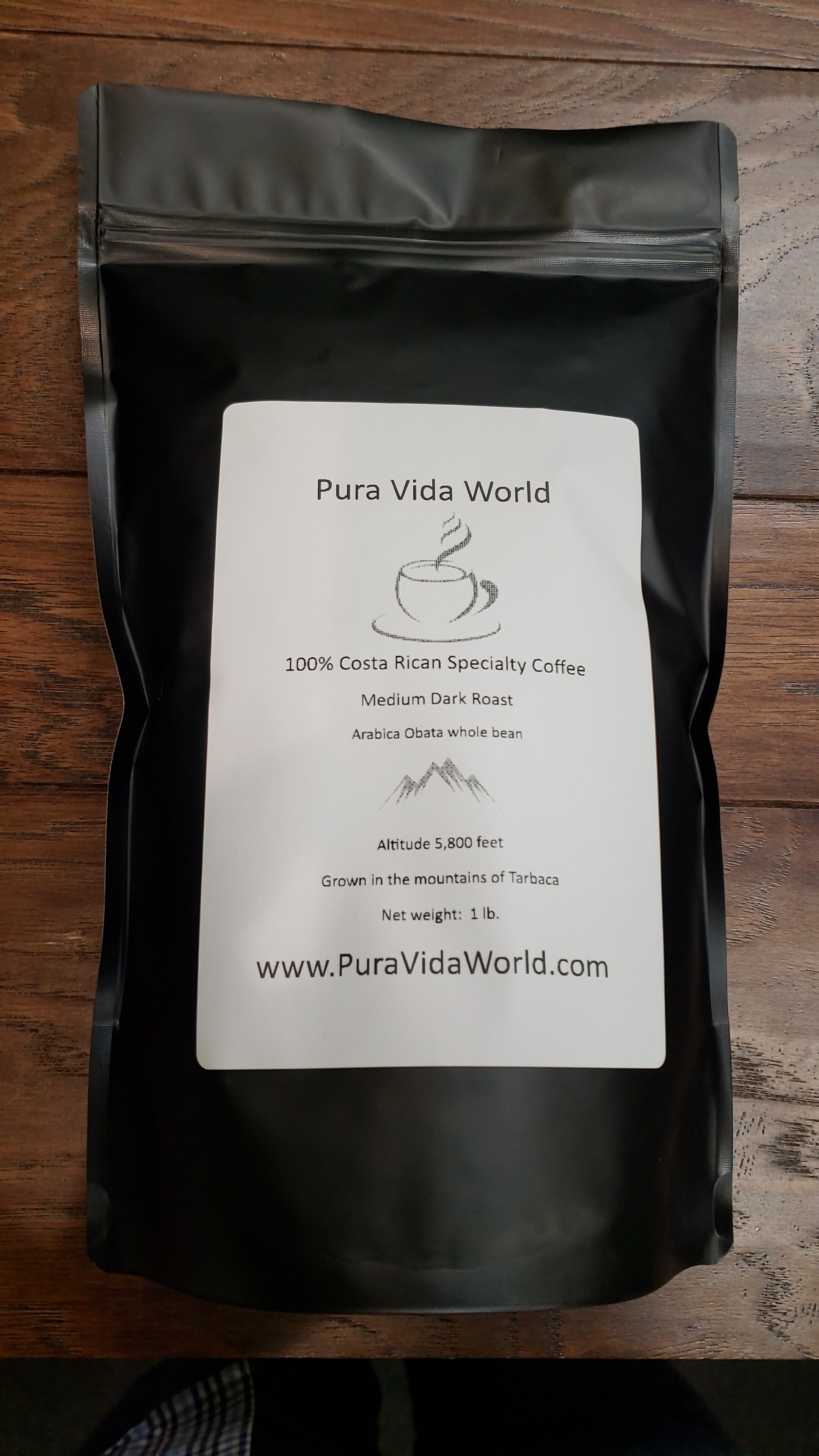 Pura Vida World Coffee Medium Roast