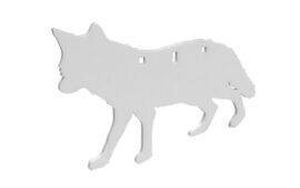 B/C AR500 3/8" SILHOUETTE COYOTE WHT
