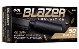 CCI BLAZER BRASS 40S&W SUP 180GR TMJ