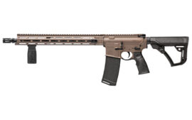 Daniel Defense DDM4 V7 Rifle, 5.56 NATO, 16" Barrel, FDE, No Magazine — right side view