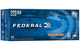 FED PWRSHK 223REM 55GR SP 20/200