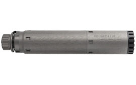 B&T USA SMG-M, Suppressor, 9MM, 9.2" Long Configuration, 6.1" Short Configuration, 1.7" Diameter, Gray