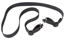 Bulldog Cases Single Point Sling, Deluxe Locking Swivels, Black