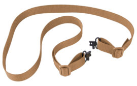 Bulldog Cases Single Point Sling, Deluxe Locking Swivels, Tan