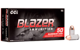 Blazer Ammunition Blazer, 45 ACP, 230 Grain, 50 Round Box