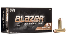 Blazer Ammunition Blazer Brass, 357MAG, 158 Grain, Jacketed Hollow Point, 50 Round Box