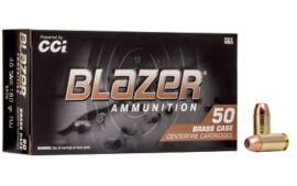 Blazer Ammunition Blazer Brass, 40 S&W, 180 Grain, 50 Round Box