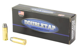 DoubleTap Ammunition Hardcast Solid, 45 Colt, 255 Grain, 20 Round Box