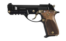 Girsan MC14T Solution, 380 ACP, 4.5" Tip Up Barrel, Gold and Black Finish, 13 Rounds