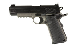 Girsan MC1911C Untouchable, 1911, 45ACP, 4.4" Barrel, Two Tone Finish, Black and Silver, Ambidextrous Safety