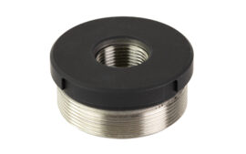 Energetic Armament Direct Thread Adapter, 1.375X24 Suppressor Threads, Cerakote Finish, Black
