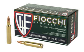 Fiocchi Ammunition Rifle, 223 Remington, 62 Grain, 50 Round Box