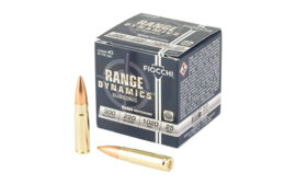 Fiocchi Ammunition Range Dynamics, Subsonic, 300 Blackout, 220 Grain, Boat Tail Hollow Point Matchking