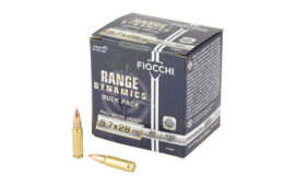 Fiocchi Ammunition Range Dynamics, 5.7X28MM, 40 Grain, 150 Round Box