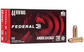 Federal American Eagle, 44MAG, 240 Grain, Jacketed Hollow Point, 50 Round Box