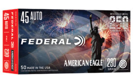 Federal American Eagle, 45ACP, 230 Grain, 50 Round Box