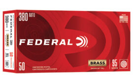 Federal Champion, 380 Auto, 95 Grain, 50 Round Box