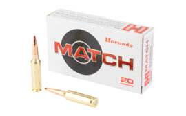 Hornady Match, 25 Creedmoor, 134 Grain, 20 Round Box
