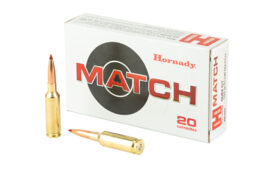 Hornady Match, 6MM GT, 109 Grain, 20 Round Box