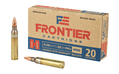 Frontier Cartridge Lake City, 5.56 NATO, 55 Grain, FMJ, 20 Round Box