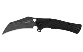 Kershaw Dawnstar, Folding Knife, 3.5" Plain Edge Hawkbill Blade, 7.9" Overall Length, Black