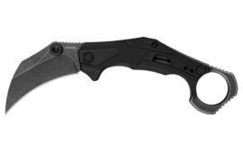 Kershaw Outlier, 2.6" Karambit Blade, Black Handle