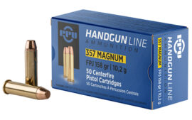 Prvi Partizan Handgun Defense, 357 Magnum, 158 Grain, Jacketed Hollow Point, 50 Round Box