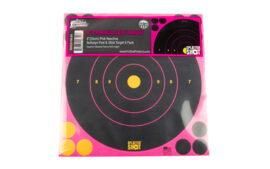 Pro-Shot Products Splatter Shot, 8" Bullseye, Pink/Black