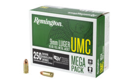 Remington UMC, 9MM, 115 Grain, 250 Round Box