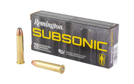 Remington Subsonic, 45-70 Government, 300 Grain, Subsonic Bonded Hollow Point, 20 Round Box