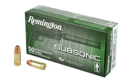 Remington Subsonic, 9MM, 147 Grain, 50 Round Box