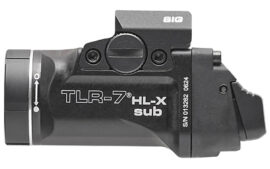 Streamlight TLR-7 HL-X Sub, Weaponlight, Black with Silver Ring